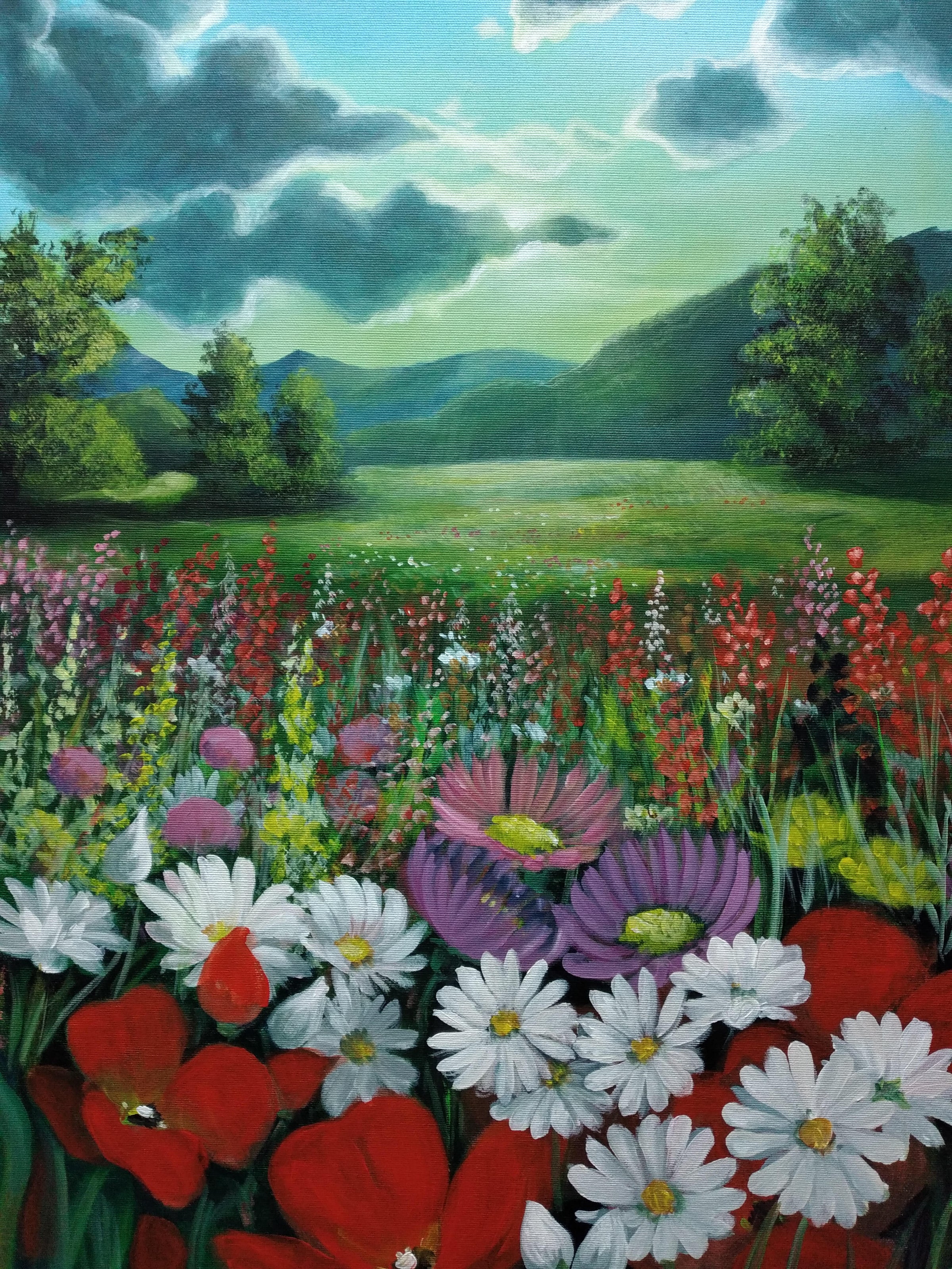 Flowers in the sun